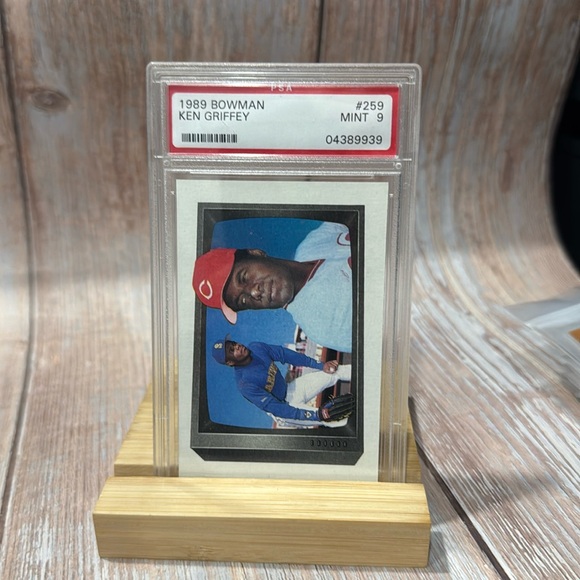 1989 Bowman Ken Griffey #259 PSA Mint 9 Baseball Card Item #ME531 - Picture 2 of 3